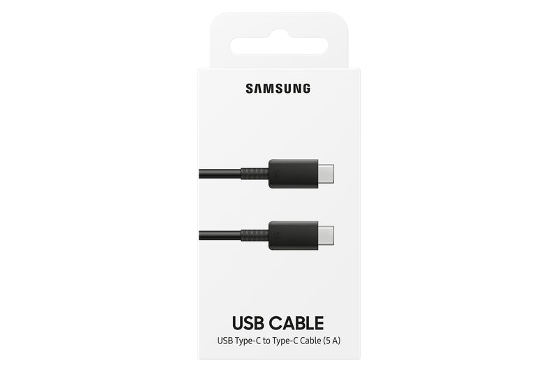 Cavo Samsung USB 1M Type-C a USB Type-C 5A EP-DN975BB Black