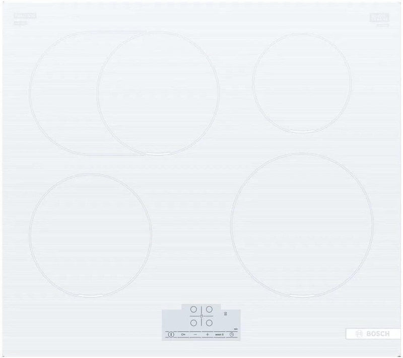 Bosch PIF612BB1E 6 Piano cottura a induzione cm. 59 - vetroceramica bianco
