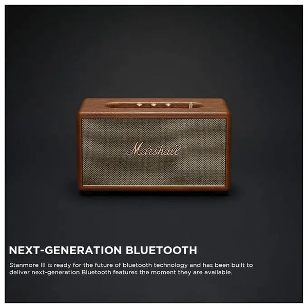 Casse Bluetooth MARSHALL 1006080 Marshall Altoparlante Stanmore III Bluetooth Senza Fili Audio di Alta Qualità Colore Marrone