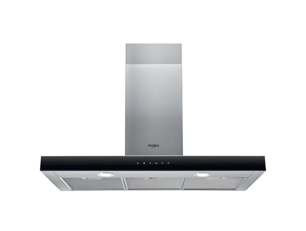Whirlpool WHBS C92F LT X Cappa a parete cm. 90 - inox/nero