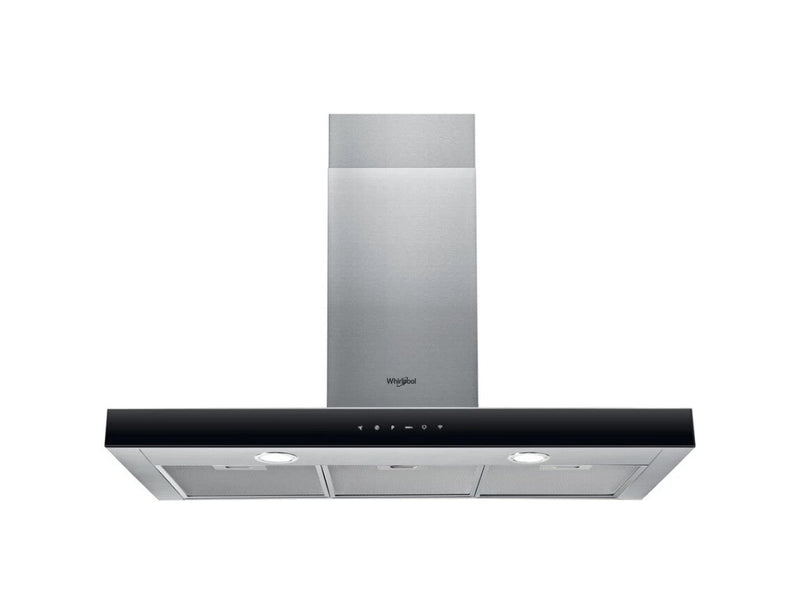 Whirlpool WHBS C92F LT X Cappa a parete cm. 90 - inox/nero