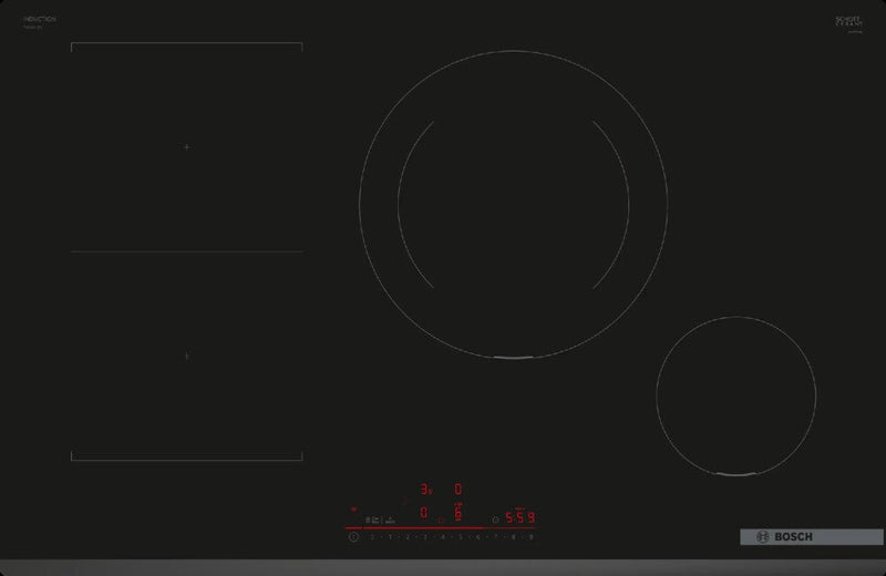 Bosch PVS831HB1E 6 Piano cottura a induzione cm. 80 - vetroceramica nero