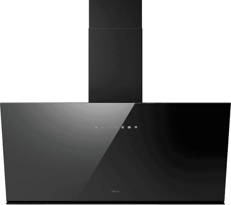 Elica JUST DRY BL/A/80 Prf0196641 Cappa a parete cm. 80 - vetro nero