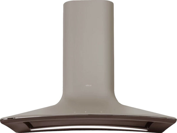 Elica SWEET TAUPE/A/85 + CAM Cappa parete cm. 85 - taupe - estensione camino inclusa