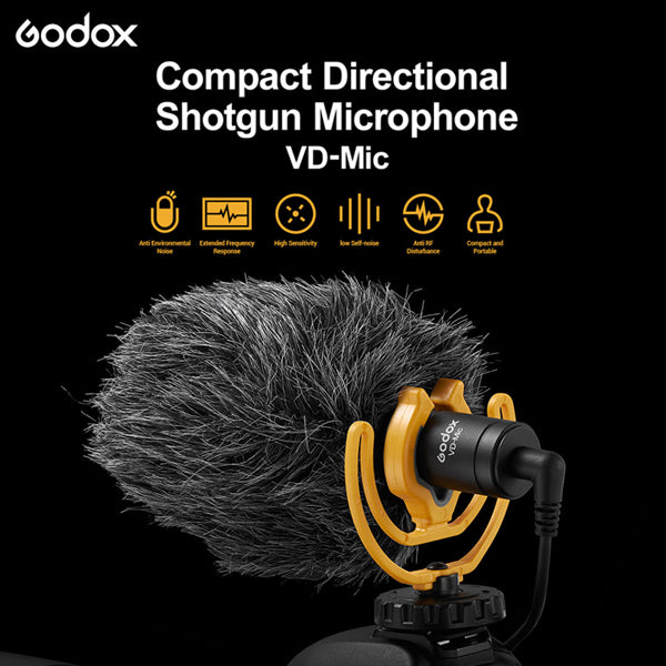 Godox microfono direzionale shotgun