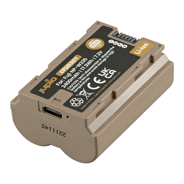 Jupio Batteria ULTRA C Fuji NP-W235  (USB-C input) 2400mAh