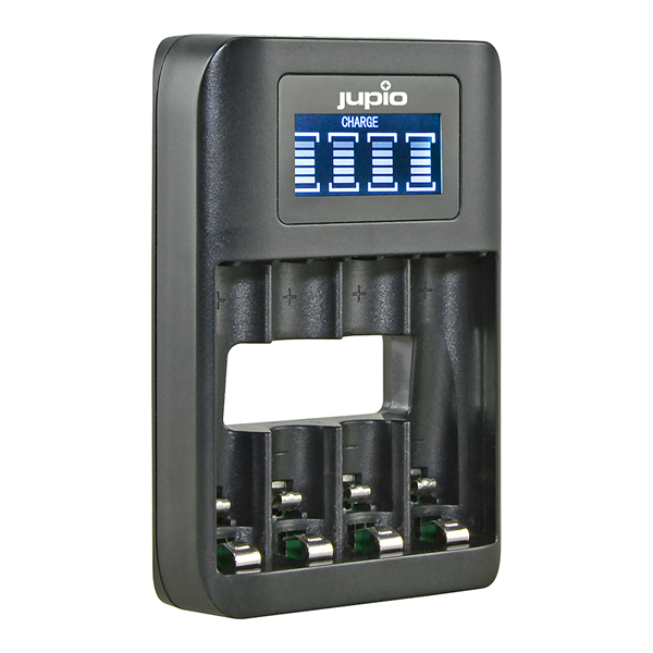 Jupio Caricabatteria rapido LCD - USB 4-slots