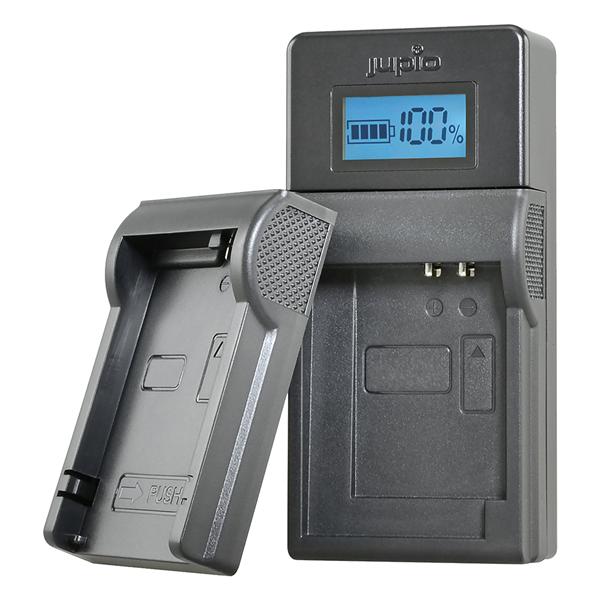 Jupio Caricabatteria USB per Fuji/Olympus/Nikon batterie 3.6V-4.2V