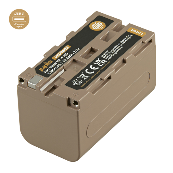 Jupio Batteria ULTRA C Sony NP-F750 (USB-C input) 6700mAh