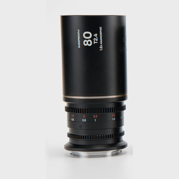 Laowa Venus Optics obiettivo 80mm T2.4 1.5X S35 NanoMorph Silver Canon RF Cine