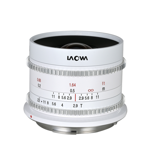 Laowa Venus Optics obiettivo 9mm t/2.9 Zero-D pr Canon RF Cine Bianco Scala Metri/Feet