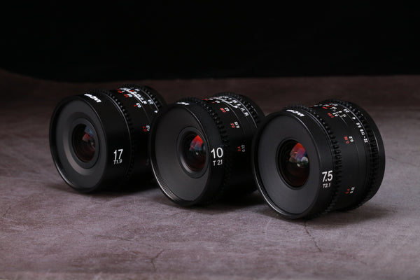 Laowa Venus Optics Bundle 3 lenti MFT Wide Angle Cine7.5mm + 10mm + 17mm