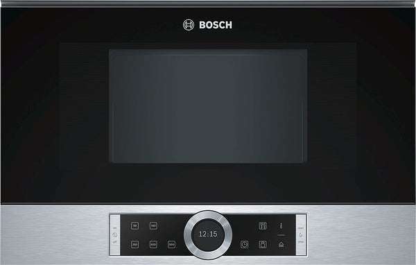 Bosch BFR634GS1 Serie 8 Forno microonde da incasso cm 60 h 38 - inox