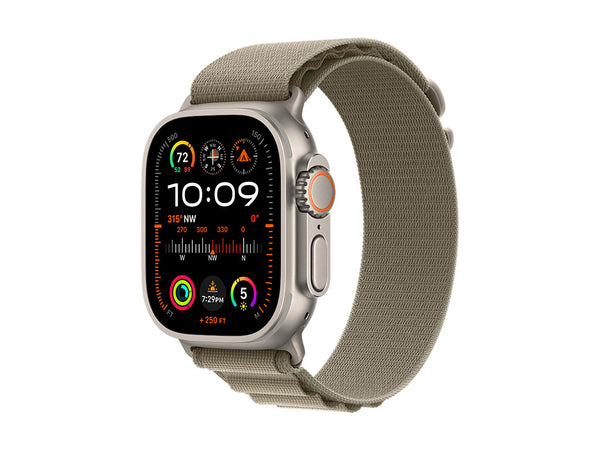 Watch Apple Watch Ultra 2 LTE 49mm Titanium Case with Alpine Loop L - Olive