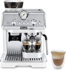 De Longhi Macchina da Caffè espresso manuale con Macinachicchi 15 Bar colore Bianco e Argento - EC 9155.W