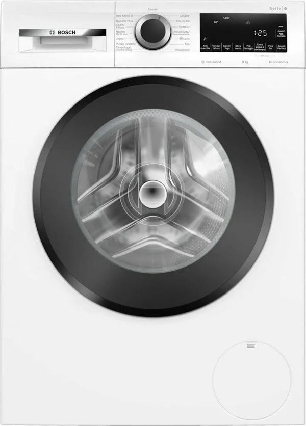 Bosch Lavatrice 9 kg Centrifuga 1400 Giri Classe Energetica A Funzione Vapore colore Bianco - WGG244Z0IT