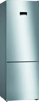 Bosch Frigorifero Combinato Capacità 438 Litri Classe energetica E Raffreddamento No Frost colore Acciaio Inox - KGN49XIEA Serie 4