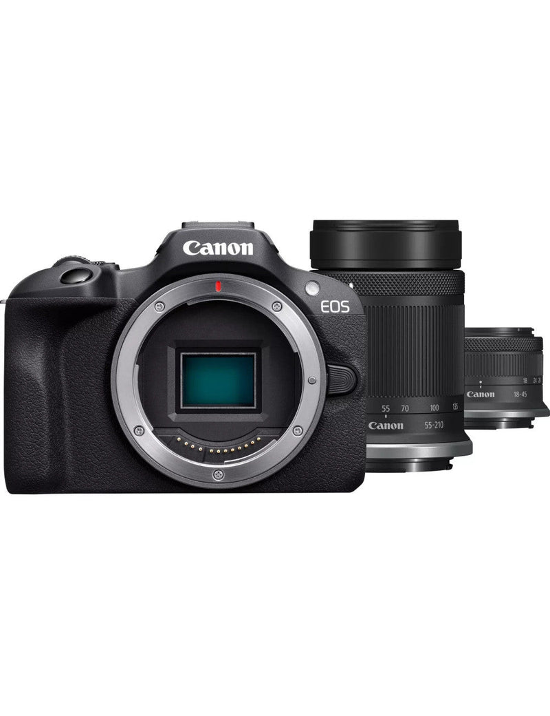 Canon EOS R100 Kit 18-45mm + 55-210mm