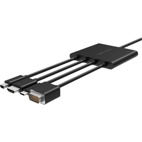 Belkin Digitaler Multiport Adatt Mini-DPP,HDMI,USB-C,VGA a HDMI