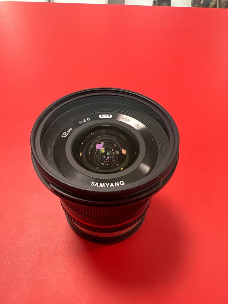 SAMYANG 12MM X FUJIFILM - USATO GARANTITO 6 MESI