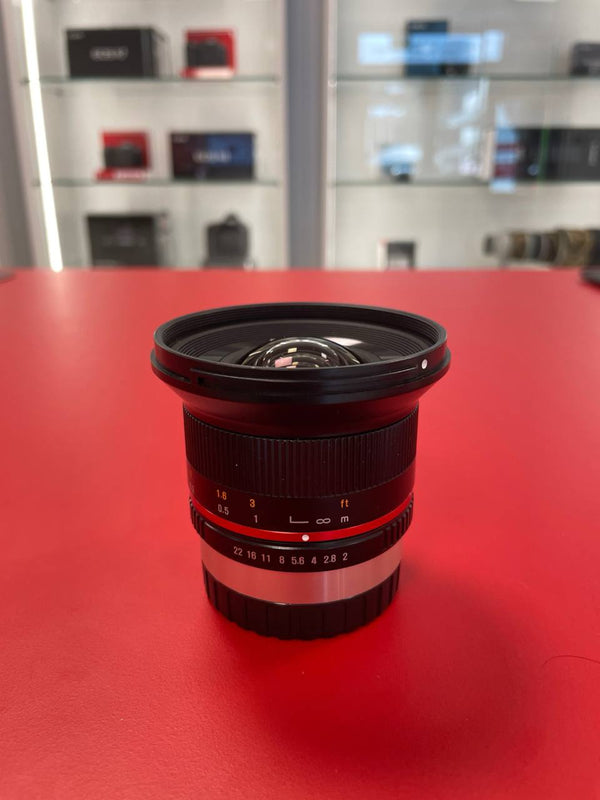 SAMYANG 12MM F/2 NCS CX X FUJIFILM - USATO GARANTITO 6 MESI