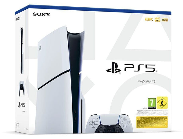 Sony PlayStation 5 Slim Disc Edition 1TB - White EU