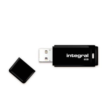 INTEGRAL USB DRIVE 8GB BLACK 2.0