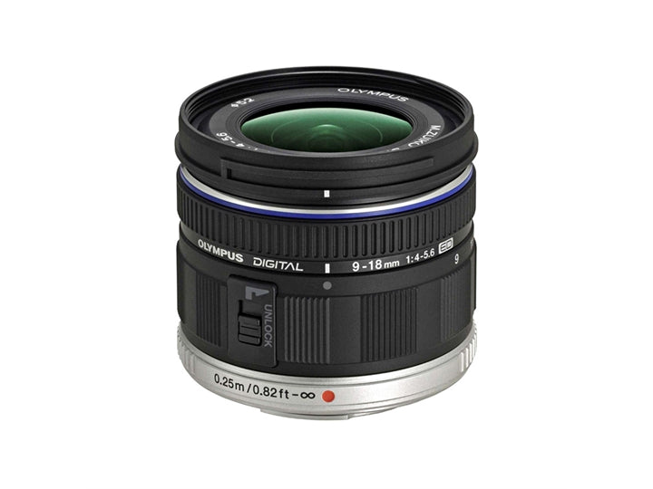 OLYMPUS ZD ED 9-18MM F/4-5.6 BLACK - OFFICIAL OLYMPUS WARRANTY