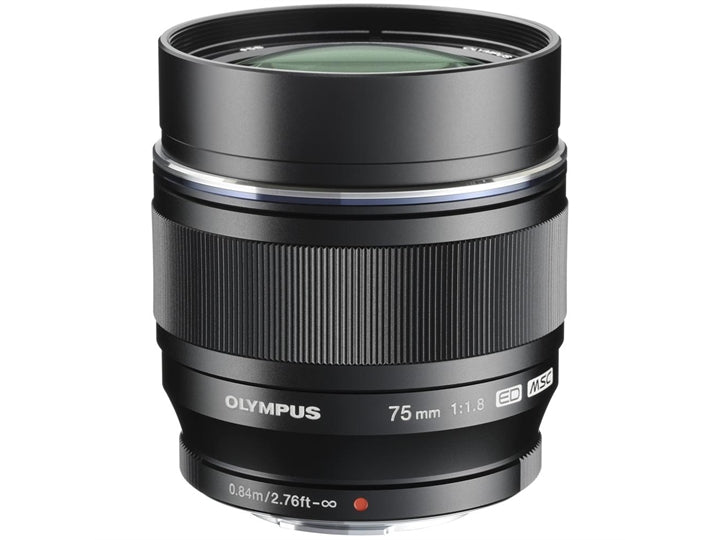 OLYMPUS ZD ED 75MM F/1.8 BLACK - OFFICIAL OLYMPUS WARRANTY