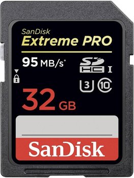 Sandisk SD Extreme PRO 32GB ( V30; U3; UHS I; C10; R: 95MB/S; W: 90MB/S )
