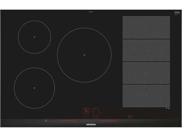 SIEMENS - Piano cottura a induzione cm 80 - EX875LVC1E Iq700 - Nero
