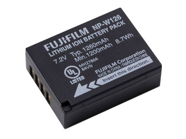 FUJIFILM RECHARGEABLE BATTERY NP-W126S - OFFICIAL FUJIFILM ITALY WARRANTY