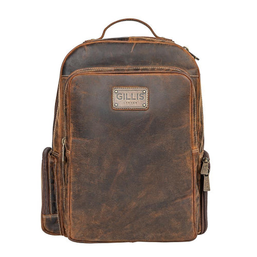DORR Gillis Trafalgar backpack 7752G Vintage brown leather bag - DO7752G