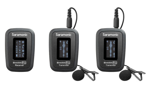 SARAMONIC BLINK 500 PRO KIT B2 RECEIVER FOR SLR + 2 TRs - SRB500B2P