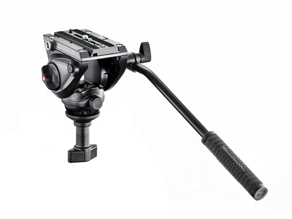 MANFROTTO FLUID VIDEO HEAD WITH 60MM HALF BALL AND FIXED LEVER - MVH500A