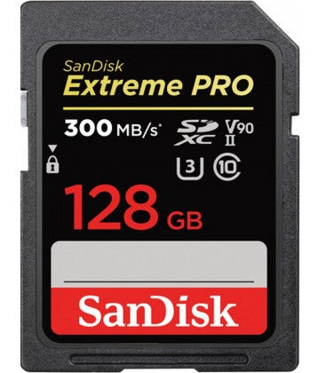 SANDISK SD EXTREME PRO 128GB ( R: 300 MB/S - W: 260 MB/S )