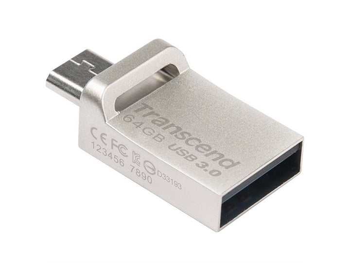 TRANSCEND JETFLASH 880 64GB USB 3.0 OTG FLASH DRIVE