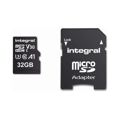 INTEGRAL Micro SD 32 GB Classe 10 100/30 MB/S con adattatore