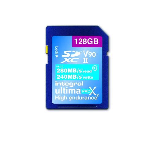 INTEGRAL SD 128 GB Classe 10 V90 280MBS/240MBS