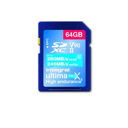 INTEGRAL SD 64 GB Classe 10 V90 280MBS/240MBS